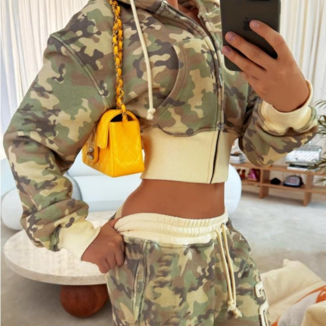 Camo Tracksuit set