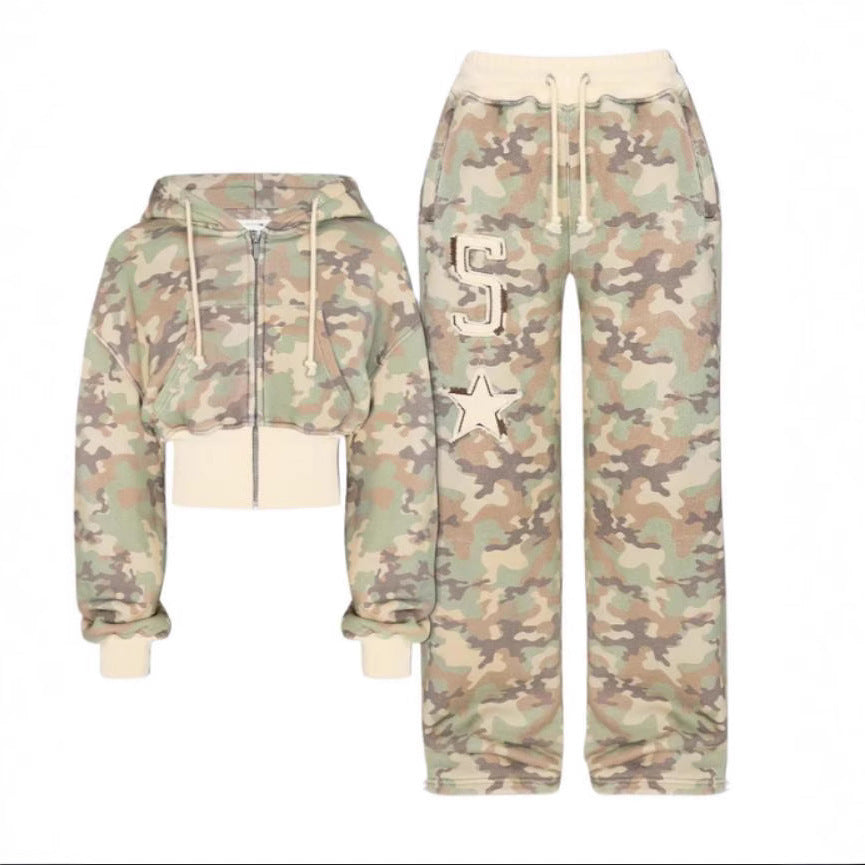 Camo Tracksuit set